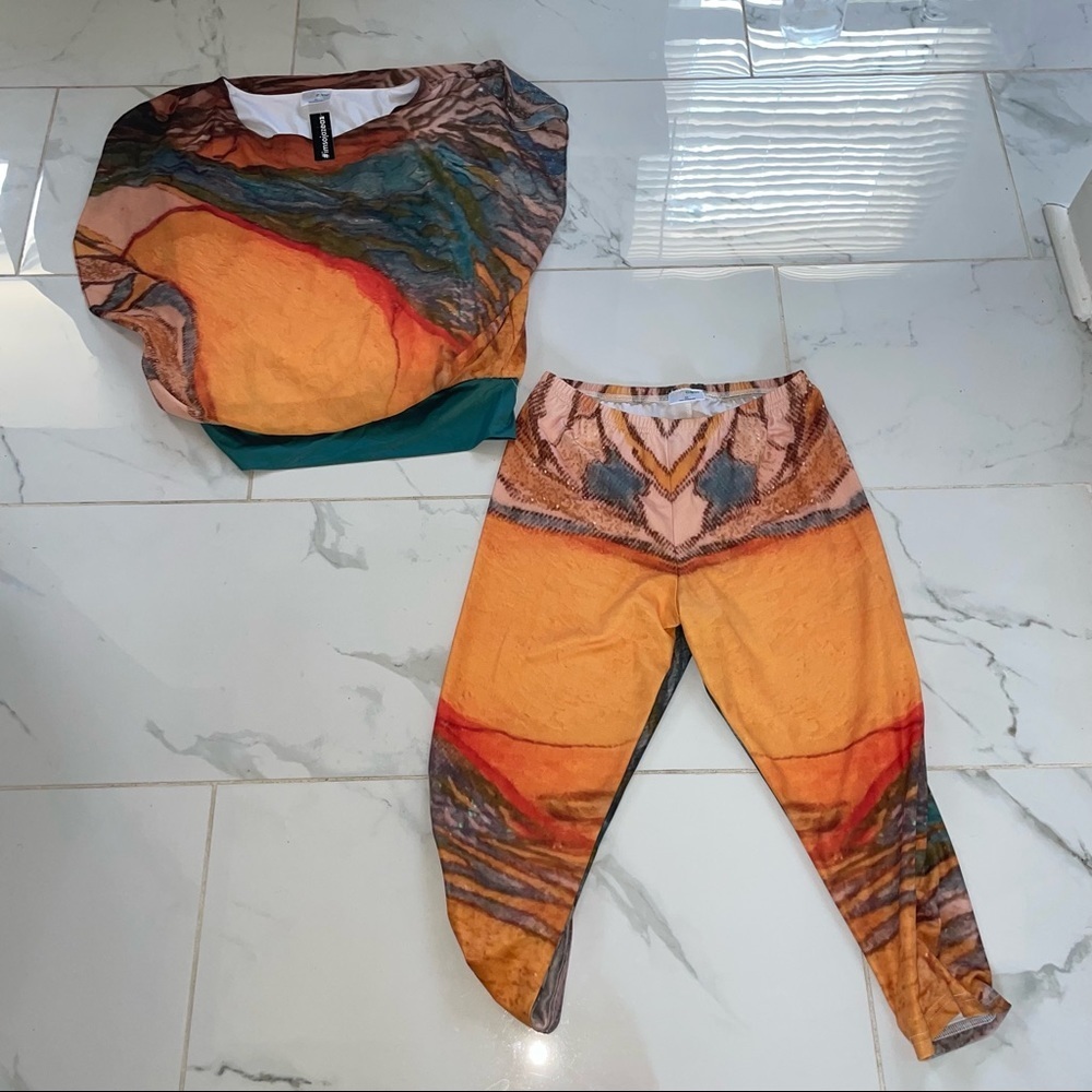 Screen print two piece set